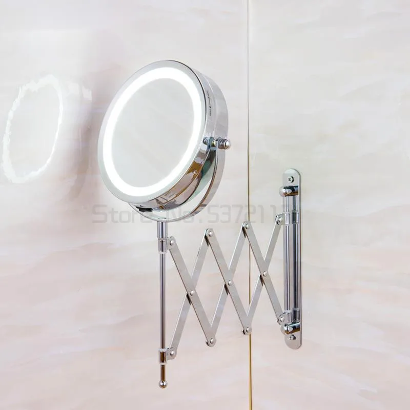 Bath Led Makeup Mirror 6 Inch 1X/5X Arm Magnification Wall Mounted Adjustable Cosmetic Mirror Dual Arm Extend 2-Face Mirror
Bath Led Makeup Mirror 6 Inch 1X/5X Arm Magnification Wall Mounted Adjustable Cosmetic Mirror Dual Arm Extend 2-Face Mirror