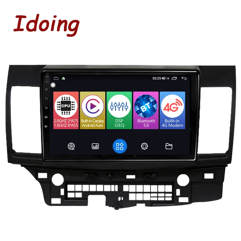Idoing 10,2 "QLED автомобильный Android Авто Радио мультимедийный плеер для Mitsubishi Lancer 2010-2016 GPS навигация головное устройство Plug And Play
Idoing 10,2 "QLED автомобильный Android Авто Радио мультимедийный плеер для Mitsubishi Lancer 2010-2016 GPS навигация головное устройство Plug And Play