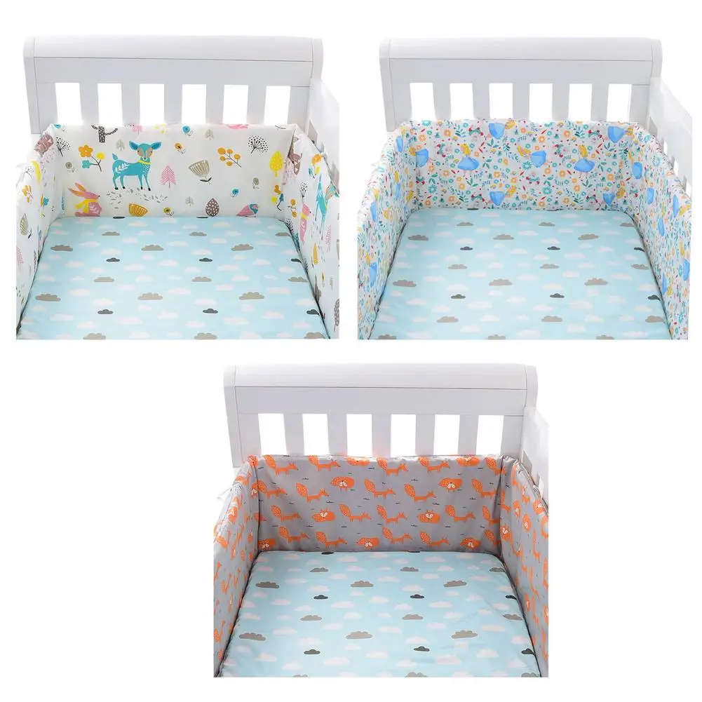 Cartoon Baby Crib Bumper Baby Bed Thicken Bumper One-piece Crib Around Cushion Cot Protector Pillows Newborns Room Decor
Cartoon Baby Crib Bumper Baby Bed Thicken Bumper One-piece Crib Around Cushion Cot Protector Pillows Newborns Room Decor