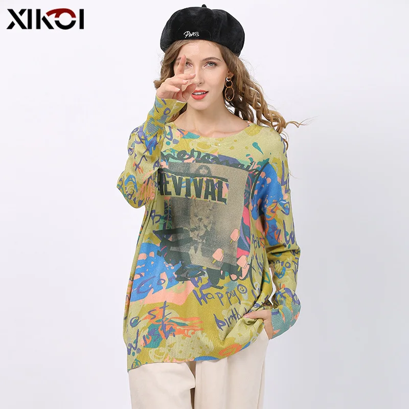 New Sweater For Women Winter Fashion Letter Print Pullovers Long Sleeves Jumper Women Knitted Pull Femme Clothes
New Sweater For Women Winter Fashion Letter Print Pullovers Long Sleeves Jumper Women Knitted Pull Femme Clothes