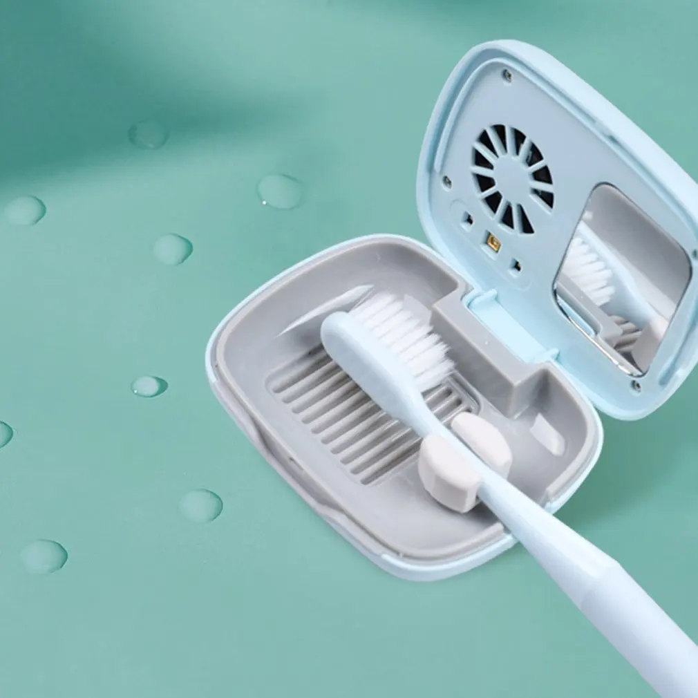 Rechargeable Toothbrush Sanitizer Sterilizer With Fan Portable Travel Toothbrush Organizer Cover For Houshold
Rechargeable Toothbrush Sanitizer Sterilizer With Fan Portable Travel Toothbrush Organizer Cover For Houshold