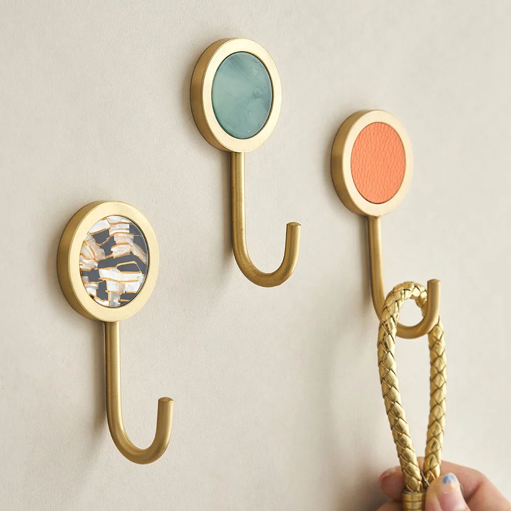 Nordic Wall Decoration Hook Round Hook Brass Key Hook Metal Gold Hook Clothes Hanger Wall Hooks In The Bathroom Marble Pattern
Nordic Wall Decoration Hook Round Hook Brass Key Hook Metal Gold Hook Clothes Hanger Wall Hooks In The Bathroom Marble Pattern