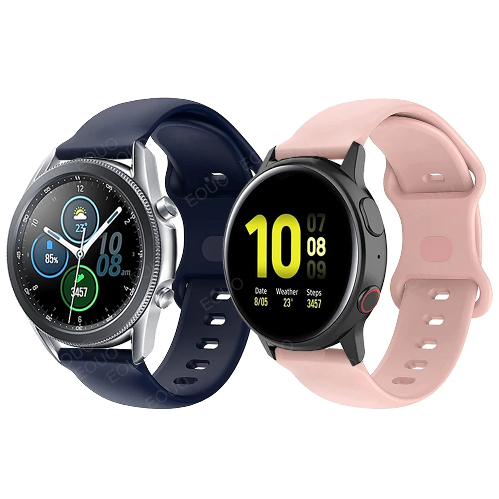 Ремешок силиконовый для Samsung Galaxy Watch Active 2 20 мм 22 мм, спортивный браслет для Galaxy Watch 3 45 мм 41 мм/46 мм 42 мм/S3
Ремешок силиконовый для Samsung Galaxy Watch Active 2 20 мм 22 мм, спортивный браслет для Galaxy Watch 3 45 мм 41 мм/46 мм 42 мм/S3