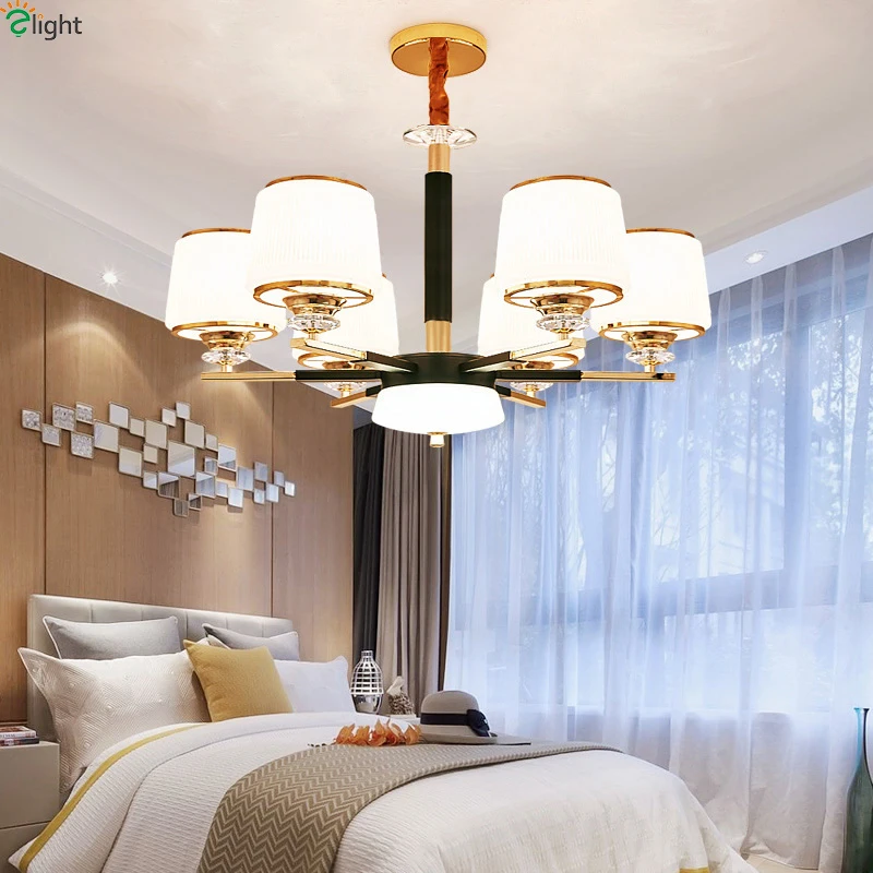 Modern Gold Black Metal Led Chandeliers Lighting Crystal Living Room Led Pendant Chandelier Lights Bedroom Hanging Lamp Fixtures
Modern Gold Black Metal Led Chandeliers Lighting Crystal Living Room Led Pendant Chandelier Lights Bedroom Hanging Lamp Fixtures