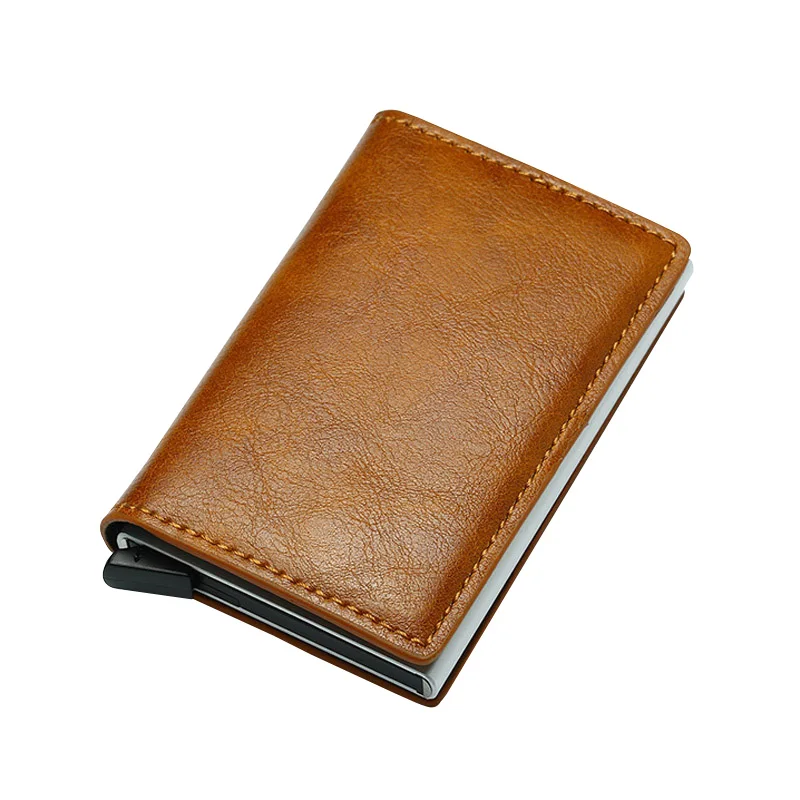 Men Leather Small Wallet RFID Protection Metal Credit Card Holder Mini Money Bag Male Vintage Slim Purse Thin Case For Women
Men Leather Small Wallet RFID Protection Metal Credit Card Holder Mini Money Bag Male Vintage Slim Purse Thin Case For Women