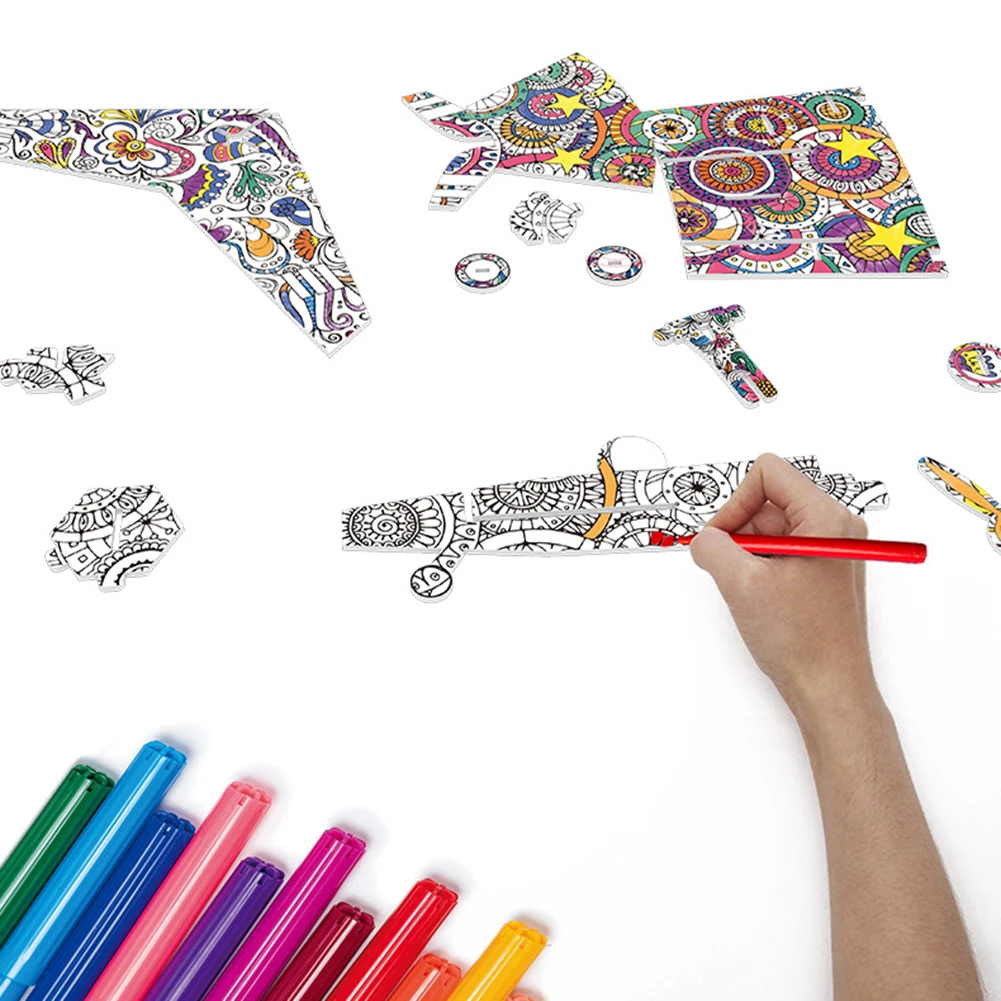 Children DIY Graffiti Painting Set 3D Three-Dimensional Puzzle Toy Kids Educational Toys for Children Gifts
Children DIY Graffiti Painting Set 3D Three-Dimensional Puzzle Toy Kids Educational Toys for Children Gifts