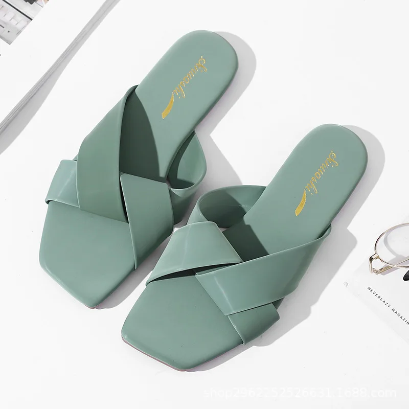 Fashion Flat Slippers New Beach Flip Flops Beach Shoes Footwea Solid Women Sandals Summer Beach Outdoor Sandals for Female
Fashion Flat Slippers New Beach Flip Flops Beach Shoes Footwea Solid Women Sandals Summer Beach Outdoor Sandals for Female