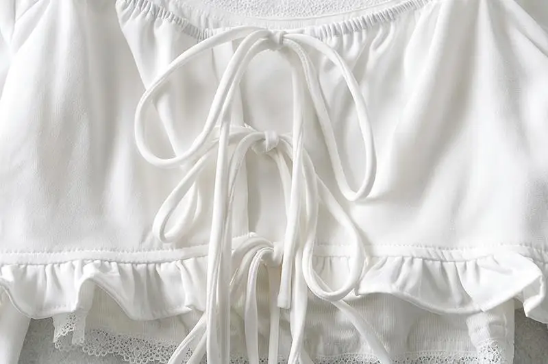Sweet and playful girl shirt spring/summer 2021 new puff sleeve lace-up top tide ins short slim shirt womens tops and blouses
Sweet and playful girl shirt spring/summer 2021 new puff sleeve lace-up top tide ins short slim shirt womens tops and blouses