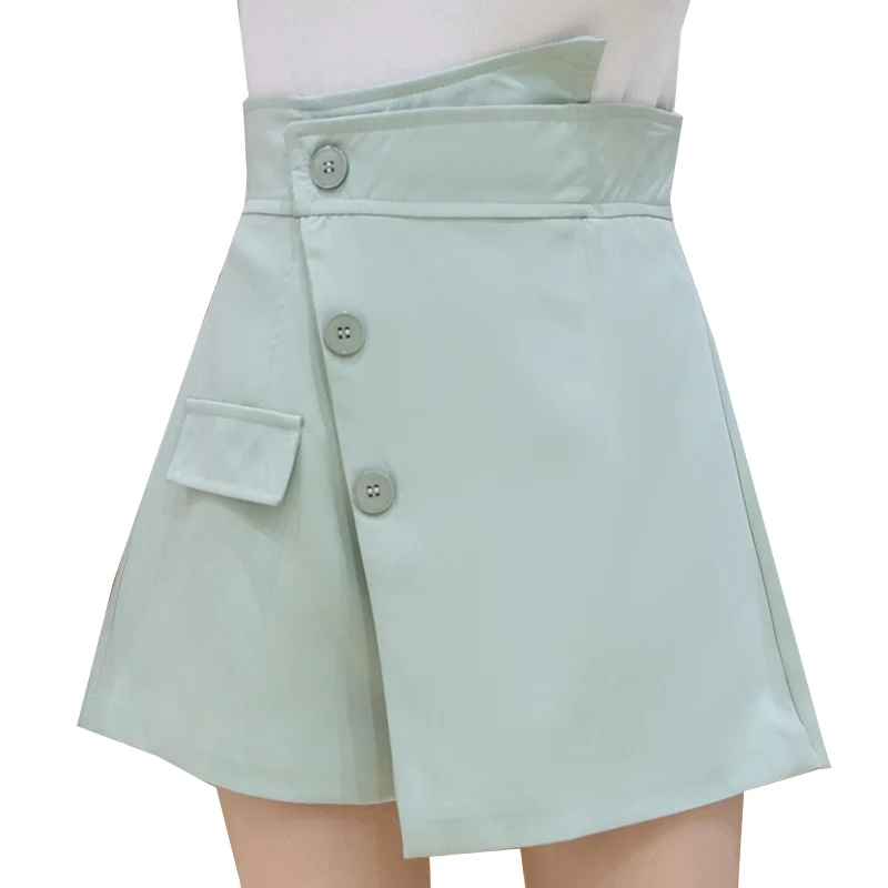 Ultra High Waist Suit Shorts for Women Spring/Summer 2021 New A- line Slit Loose Slimming Small Wide-Leg Pants
Ultra High Waist Suit Shorts for Women Spring/Summer 2021 New A- line Slit Loose Slimming Small Wide-Leg Pants