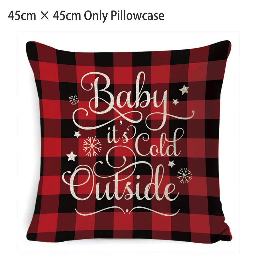 1 Pcs Pillow Case Christmas Deer Cushion Cover For Sofa Linen Pillowcase 45*45cm Soft Living Room Home Decor Pillows Covers
1 Pcs Pillow Case Christmas Deer Cushion Cover For Sofa Linen Pillowcase 45*45cm Soft Living Room Home Decor Pillows Covers