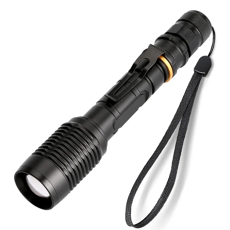 Super Bright LED Fashlight 1200Lumens Range 500M 2pcs 18650 lithium battery With Battery Charger, For outdoor Flashlight
Super Bright LED Fashlight 1200Lumens Range 500M 2pcs 18650 lithium battery With Battery Charger, For outdoor Flashlight