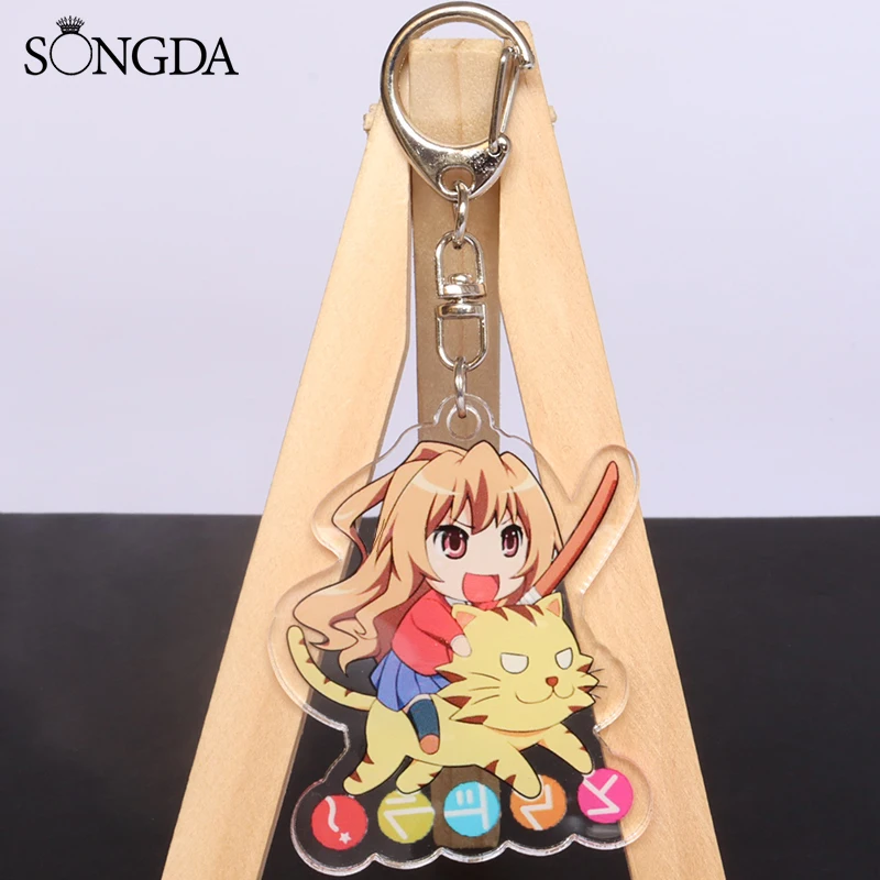 SONGDA TIGER×DRAGON! Aisaka Taiga Acrylic Keychain Cute Cartoon Figures Key Chain Double-Sided Keyring Jewelry Decorations Gifts
SONGDA TIGER×DRAGON! Aisaka Taiga Acrylic Keychain Cute Cartoon Figures Key Chain Double-Sided Keyring Jewelry Decorations Gifts