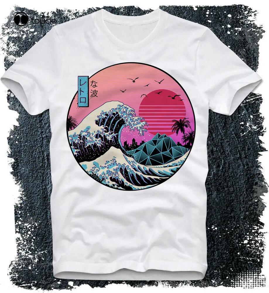 New T-Shirt Tsunami Synthwave Vapor Wave Japan Japanese 80S Electronic Neon New Retr Tee Shirt Unisex
New T-Shirt Tsunami Synthwave Vapor Wave Japan Japanese 80S Electronic Neon New Retr Tee Shirt Unisex