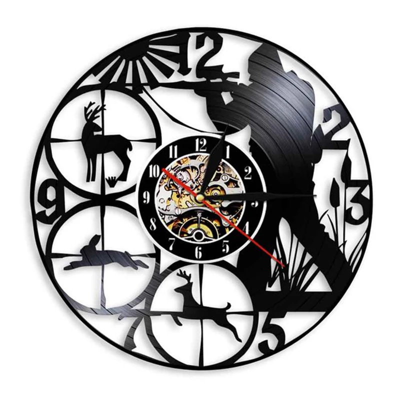 Hunter Hunting Wild Animals Decorative Hanging Wall Clocks Vintage Vinyl Record Wall Clock Handmade Wall Decor Gift For Hunter
Hunter Hunting Wild Animals Decorative Hanging Wall Clocks Vintage Vinyl Record Wall Clock Handmade Wall Decor Gift For Hunter