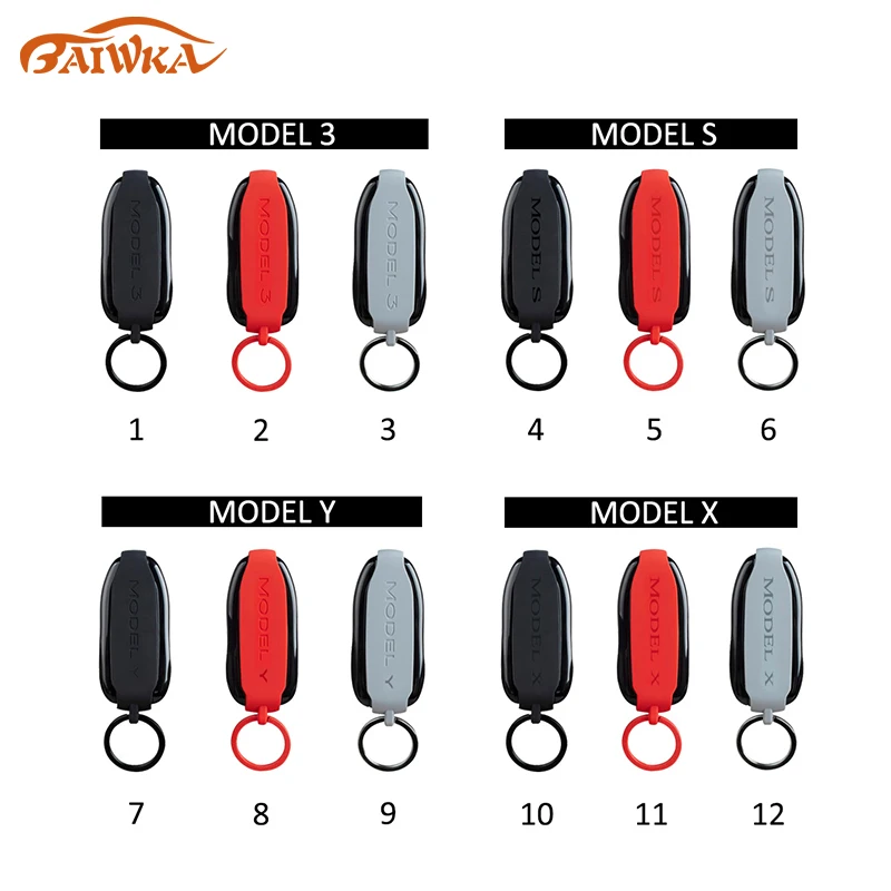 Silicone Rubber Car Key Case Ring For Tesla Model 3 S X Y Remote Keyless Fob Shell Case Cover Car Key Protector Auto Accessories
Silicone Rubber Car Key Case Ring For Tesla Model 3 S X Y Remote Keyless Fob Shell Case Cover Car Key Protector Auto Accessories