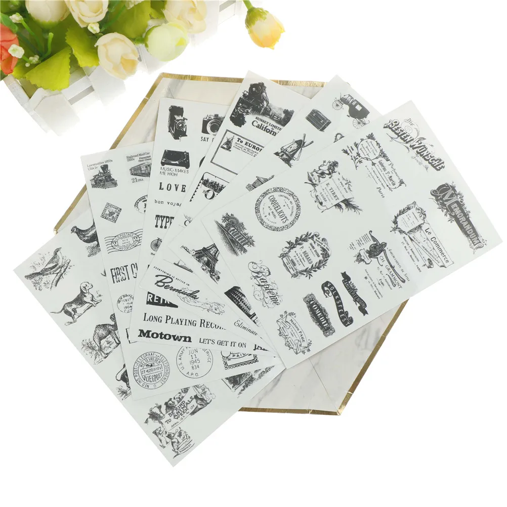 6Pcs/set Tower Hot Air Balloon Laptop Sticker Retro Seal Pattern Transparent Diary Scrapbooking Decorative Stickers
6Pcs/set Tower Hot Air Balloon Laptop Sticker Retro Seal Pattern Transparent Diary Scrapbooking Decorative Stickers