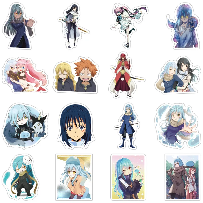 50pcs/set That Time I Got Reincarnated as a Slime Stickers Rimuru Tempest Waterproof Laptop Computer Bike Car Letter Stickers
50pcs/set That Time I Got Reincarnated as a Slime Stickers Rimuru Tempest Waterproof Laptop Computer Bike Car Letter Stickers