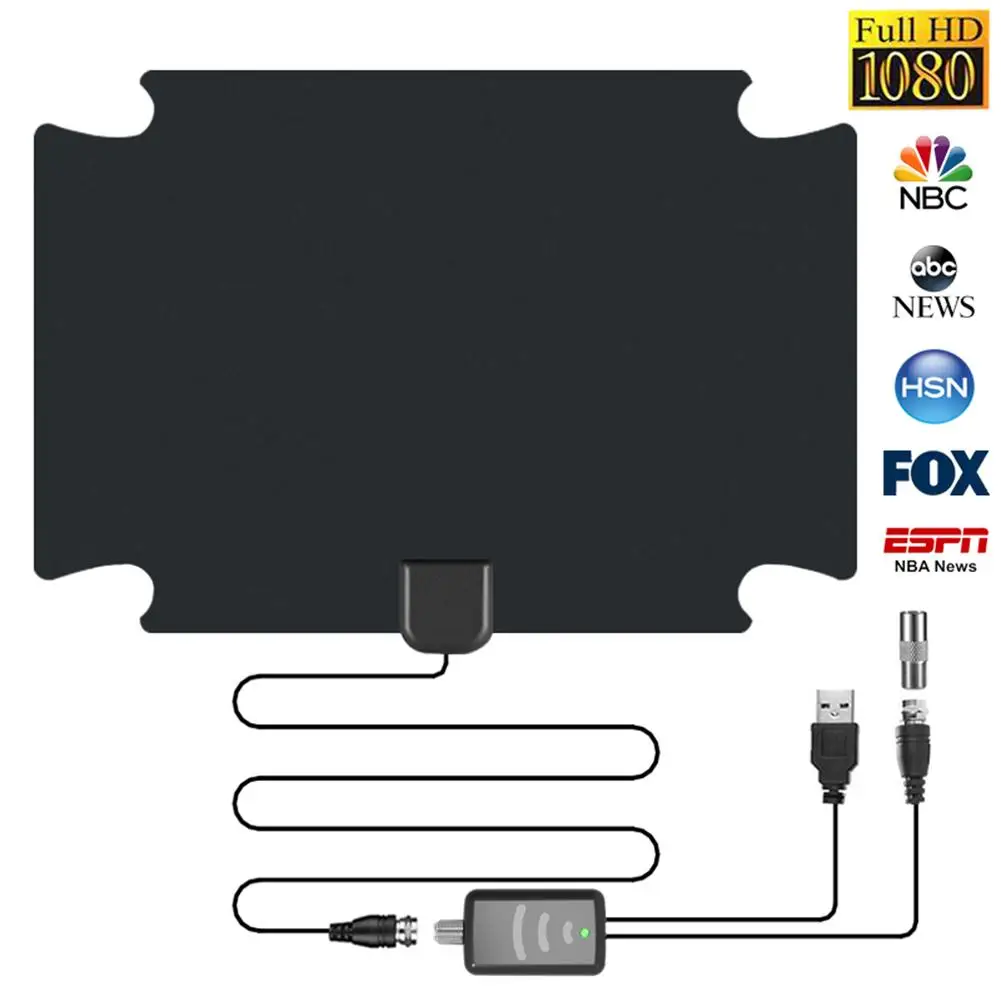 Ultra Thin Flat Indoor HDTV Amplified TV Signal Indoor 120 Miles Range Antenna Storage Temperature - 45 - 85 Degrees Celsius
Ultra Thin Flat Indoor HDTV Amplified TV Signal Indoor 120 Miles Range Antenna Storage Temperature - 45 - 85 Degrees Celsius
