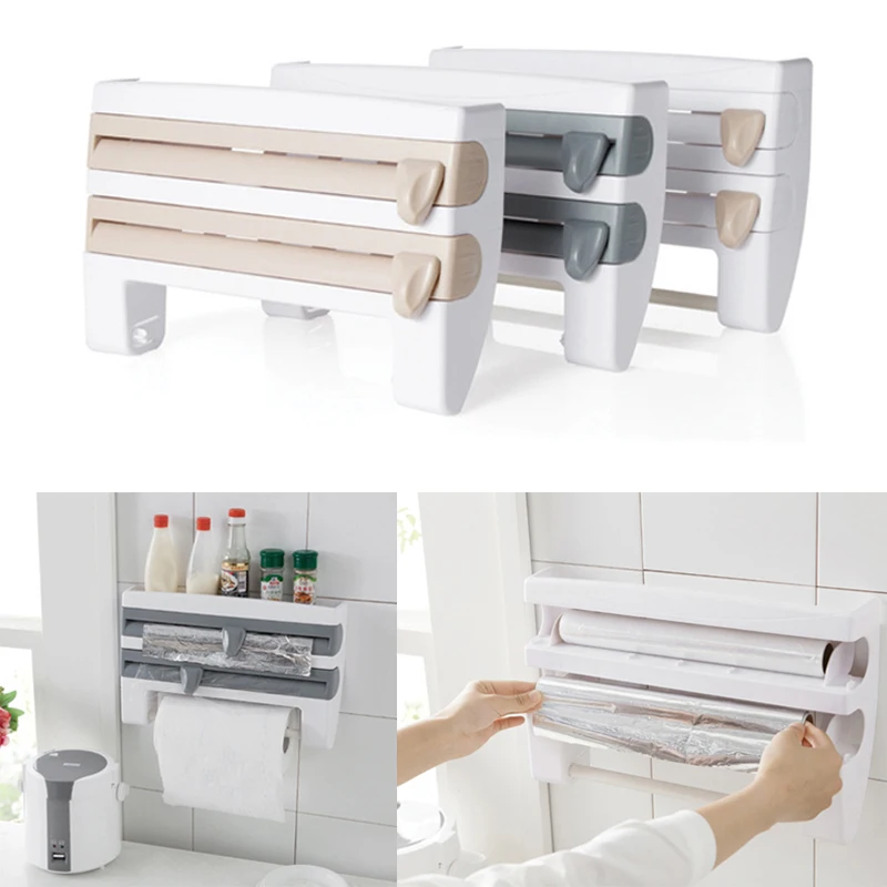 Кухонный органайзер, держатель для бумажных полотенец и бутылок с соусом
Кухонный органайзер, держатель для бумажных полотенец и бутылок с соусом