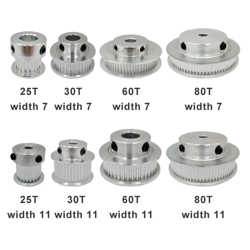 GT2-40T pulley wheel Inner Bore 5/6/6.35/7/8/10/12 mm BF shape pulley Match with width 6/10 mm GT2-timing belt For 3D Printers
GT2-40T pulley wheel Inner Bore 5/6/6.35/7/8/10/12 mm BF shape pulley Match with width 6/10 mm GT2-timing belt For 3D Printers