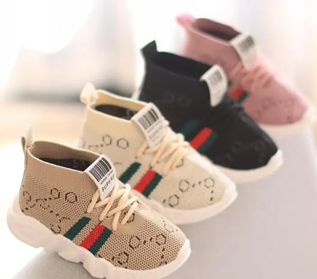 

Crianca do bebe primeiros caminhantes sapatos 2021 primavera infantil da crianca sapatos meninas menino casual malha sapatos de