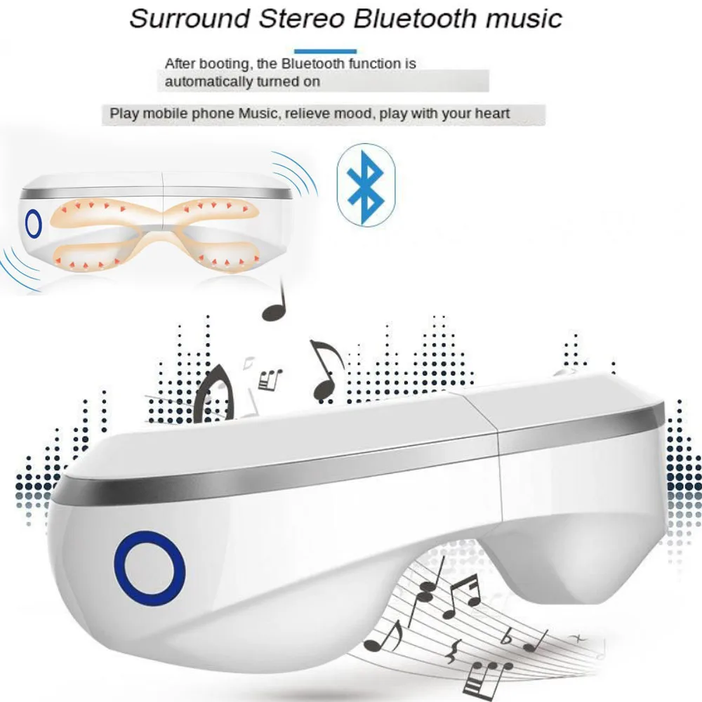 Bluetooth Music Eye Massager Hot Compress Airbag Vibration Eye Care Instrument Foldable Eye Fatigue Relieve Pain Heating
Bluetooth Music Eye Massager Hot Compress Airbag Vibration Eye Care Instrument Foldable Eye Fatigue Relieve Pain Heating
