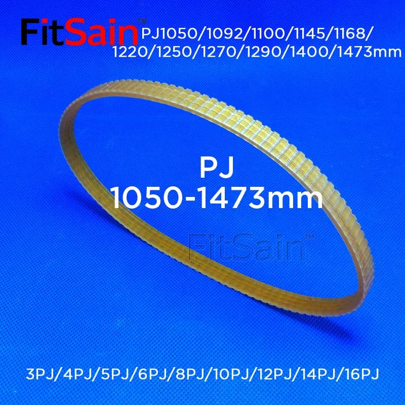 

FitSain-PJ1050/1092/1100/1145/1168/ 1220/1250/1270/1290/1400/1473mm V-ribbed belt Multi wedge PJ Belt pulley