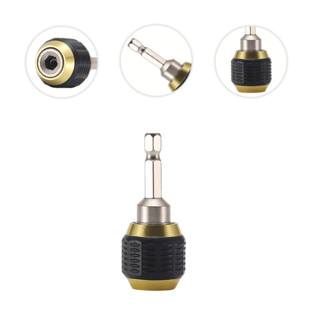 Drill Chuck Keyless Shaft Chuck Clamp Screwdriver Impact Driver Adaptor Quick Release 1/4 ''Hex Shank Hex Drill Bits Adapter
Drill Chuck Keyless Shaft Chuck Clamp Screwdriver Impact Driver Adaptor Quick Release 1/4 ''Hex Shank Hex Drill Bits Adapter