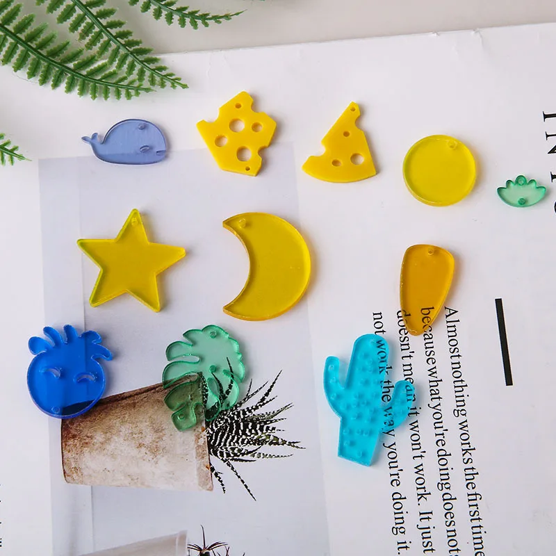 20pcs Acrylic Fruit Star Moon Charms Pendants Accessories for Earrings Necklace Bracelet Jewelry Making Components Craft DIY
20pcs Acrylic Fruit Star Moon Charms Pendants Accessories for Earrings Necklace Bracelet Jewelry Making Components Craft DIY