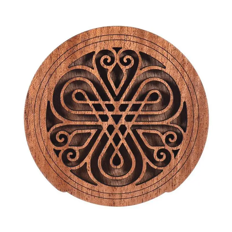 Guitar Wooden Soundhole Sound Hole Cover Block Feedback Buffer Mahogany Wood for EQ Acoustic Folk Guitars 7#
Guitar Wooden Soundhole Sound Hole Cover Block Feedback Buffer Mahogany Wood for EQ Acoustic Folk Guitars 7#