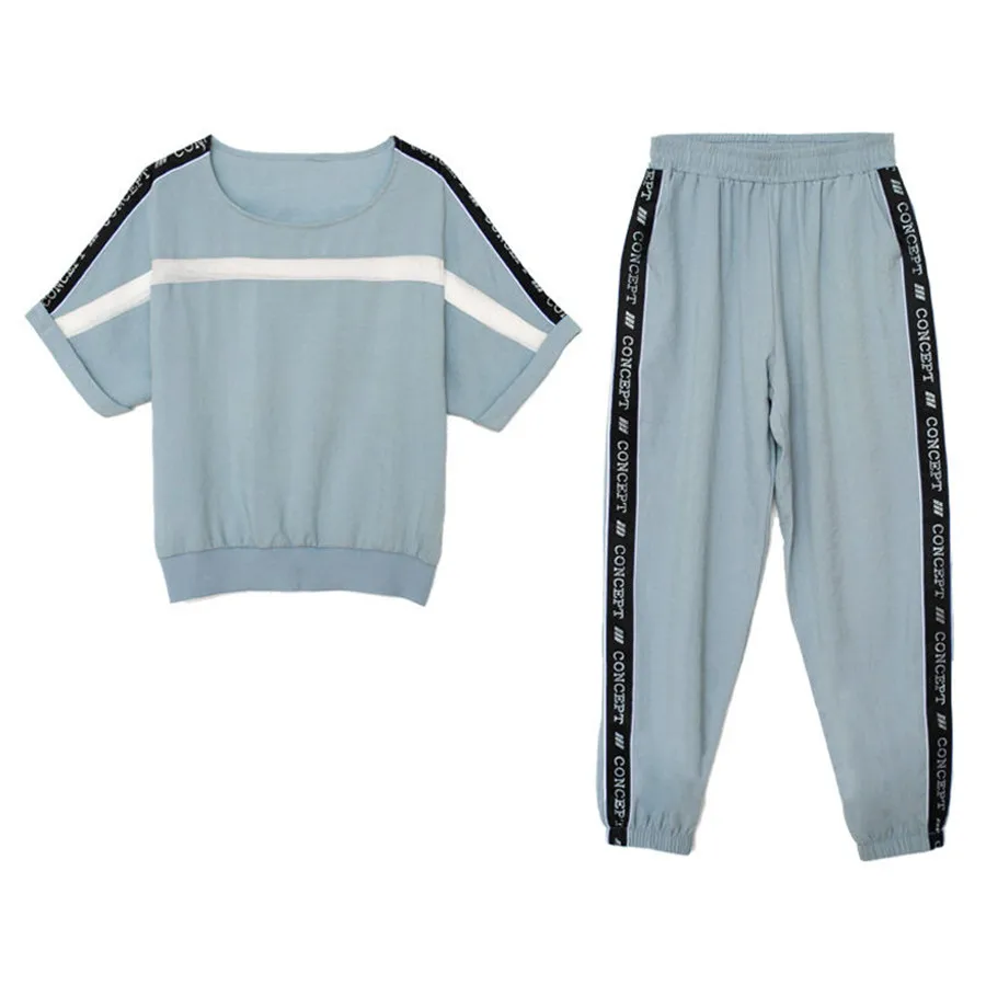 Big Size Tracksuits for Women Outfit Sportswear Fashion Co-ord Sets 2 Piece Set Spring Summer Patchwork Two Pieces Set Clothing 
Big Size Tracksuits for Women Outfit Sportswear Fashion Co-ord Sets 2 Piece Set Spring Summer Patchwork Two Pieces Set Clothing