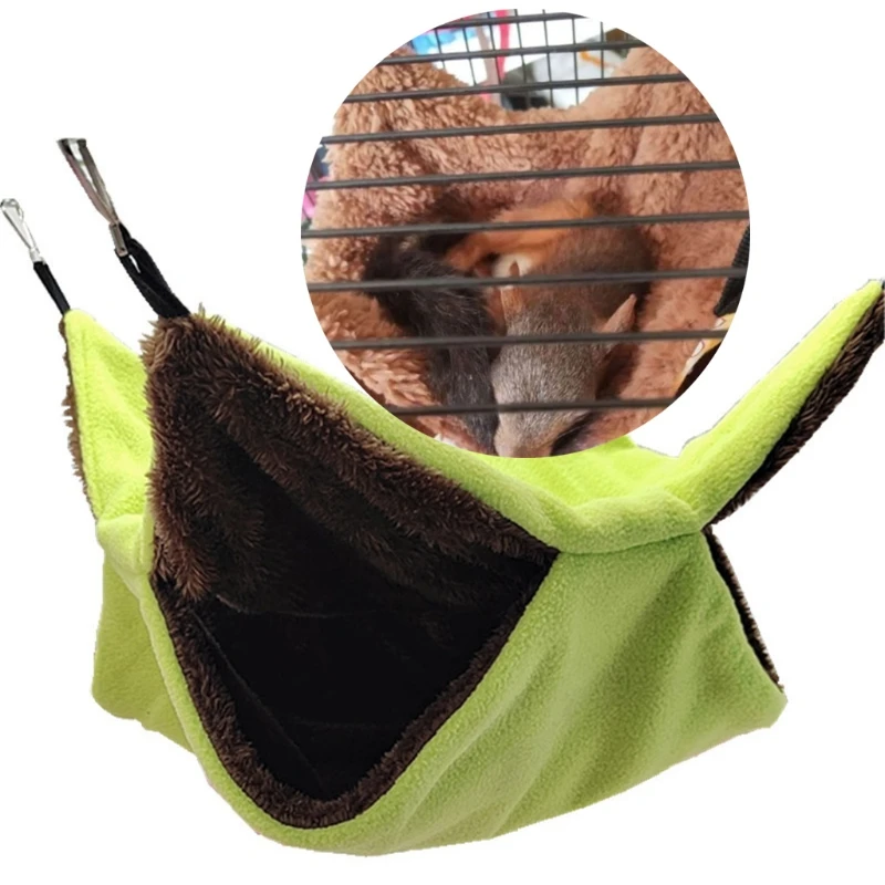 Hamster Hammock Double-layer Plush Thicken Warm Hanging Cage Sleeping Bed Nest
Hamster Hammock Double-layer Plush Thicken Warm Hanging Cage Sleeping Bed Nest