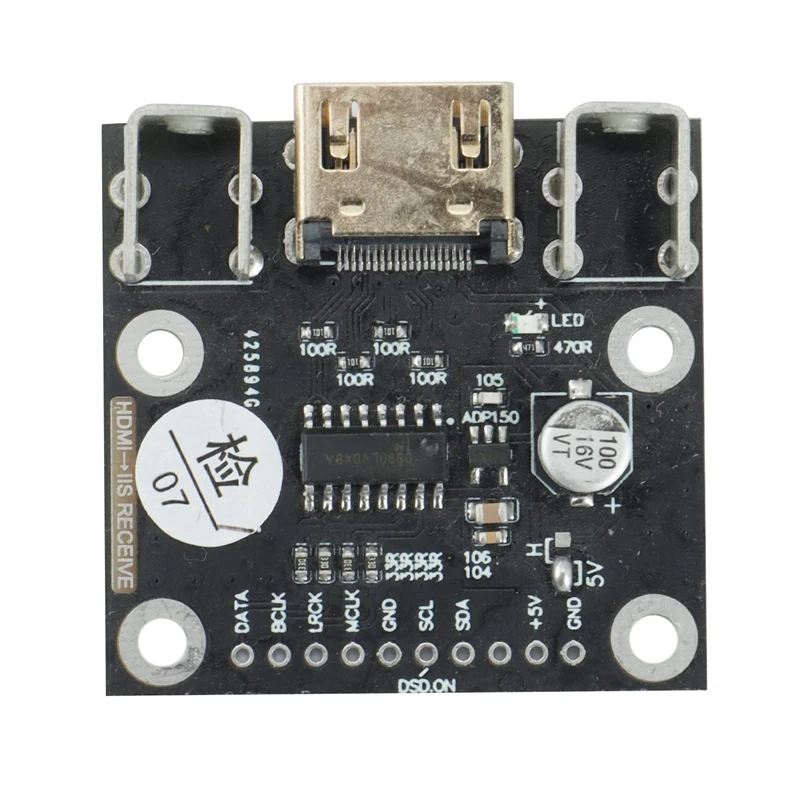 HDMI-Compatible To I2S Receiver Board HDMI-Compatible Transmitter Board Differential IIS Signal Conversion DAC Decoder
HDMI-Compatible To I2S Receiver Board HDMI-Compatible Transmitter Board Differential IIS Signal Conversion DAC Decoder
