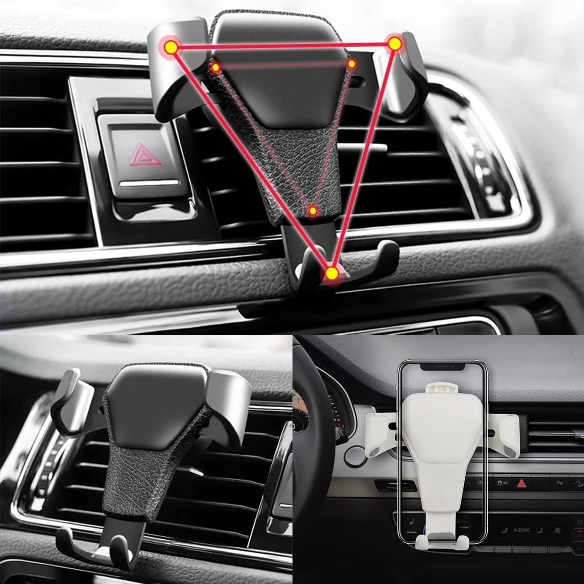 100% Brand New And High Quality Universal Car Air Vent Mount Phone Gravity Holder For GPS IPhone XS Max Samsung
100% Brand New And High Quality Universal Car Air Vent Mount Phone Gravity Holder For GPS IPhone XS Max Samsung