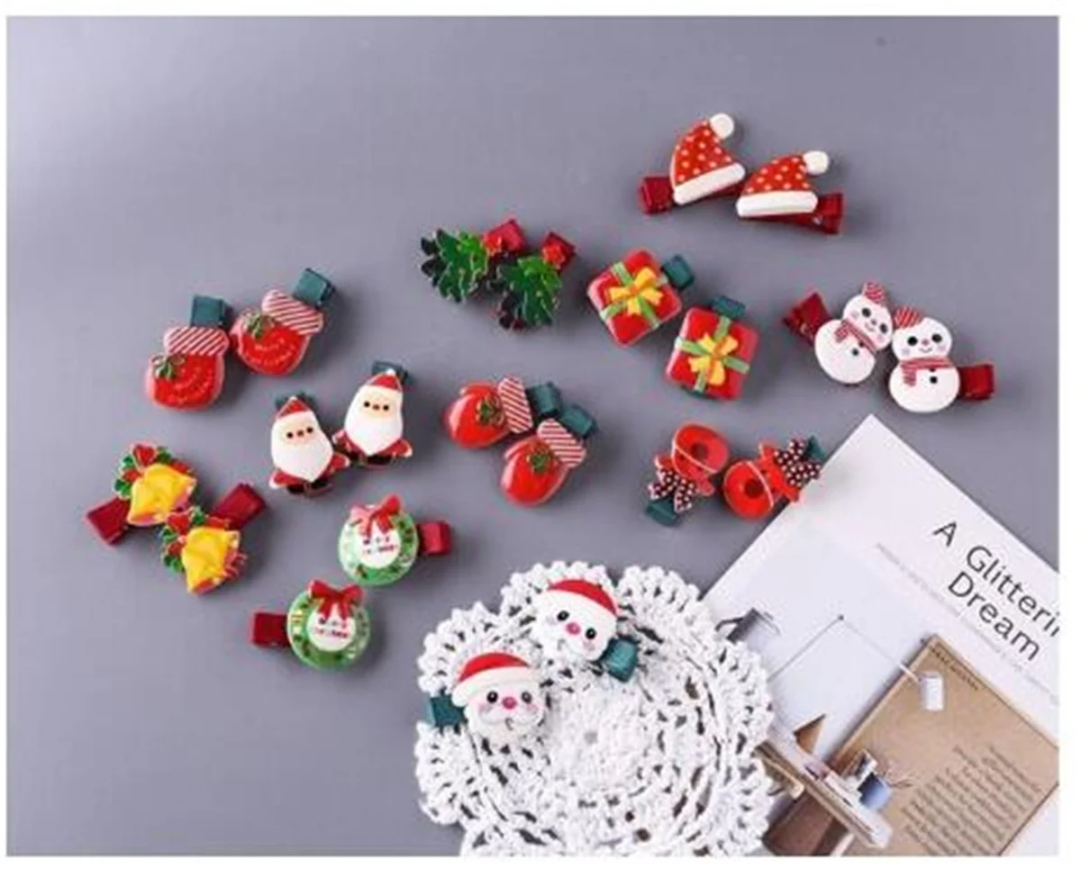 6PCs Christmas Tree Gloves Hair Clip Wool Felt Snowman Hairpin Duckbill BB Clips Rim Sweet Hair Accessories for Girls Headdress
6PCs Christmas Tree Gloves Hair Clip Wool Felt Snowman Hairpin Duckbill BB Clips Rim Sweet Hair Accessories for Girls Headdress