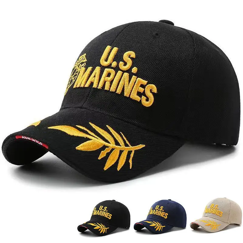 Outdoor Baseball Caps US Military Marines Hats Embroidery Hats for Men Snapback Mens Hats
Outdoor Baseball Caps US Military Marines Hats Embroidery Hats for Men Snapback Mens Hats