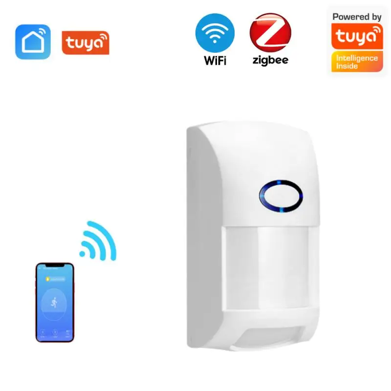 Tuya Zigbee Motion PIR Sensor Detector WIFI Human Body Movement Sensor RF433 Smart Life APP Wireless Home Security System
Tuya Zigbee Motion PIR Sensor Detector WIFI Human Body Movement Sensor RF433 Smart Life APP Wireless Home Security System