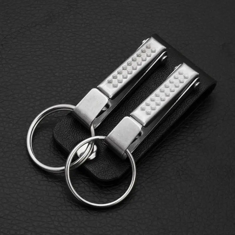 1 Pc Men Leather Belt Loop Keychain Detachable Clips Belt Key Ring Key Holder Jewelry 
1 Pc Men Leather Belt Loop Keychain Detachable Clips Belt Key Ring Key Holder Jewelry