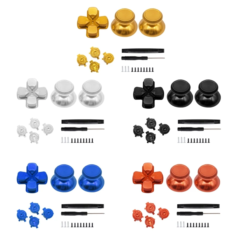1 Set Directional Controller Full Game Button Handle Joysticks Set Fit for -PlayStation 5 Metal Thumbstick Dpad Analog Buttons
1 Set Directional Controller Full Game Button Handle Joysticks Set Fit for -PlayStation 5 Metal Thumbstick Dpad Analog Buttons