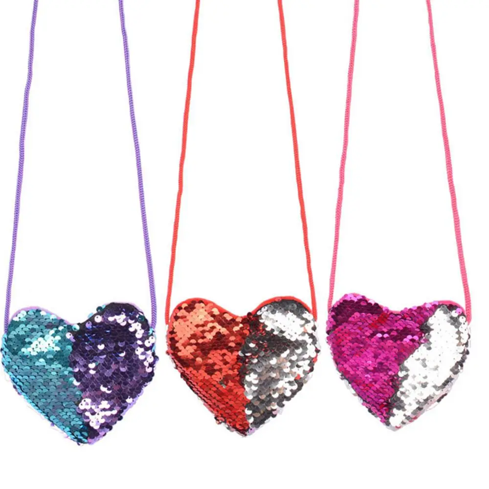 Sequins Loving Heart Kids Shoulder Coin Bag Baby Girls Mini Messenger Bag Cartoon Boys Small Coin Purse Children Handbags Women
Sequins Loving Heart Kids Shoulder Coin Bag Baby Girls Mini Messenger Bag Cartoon Boys Small Coin Purse Children Handbags Women