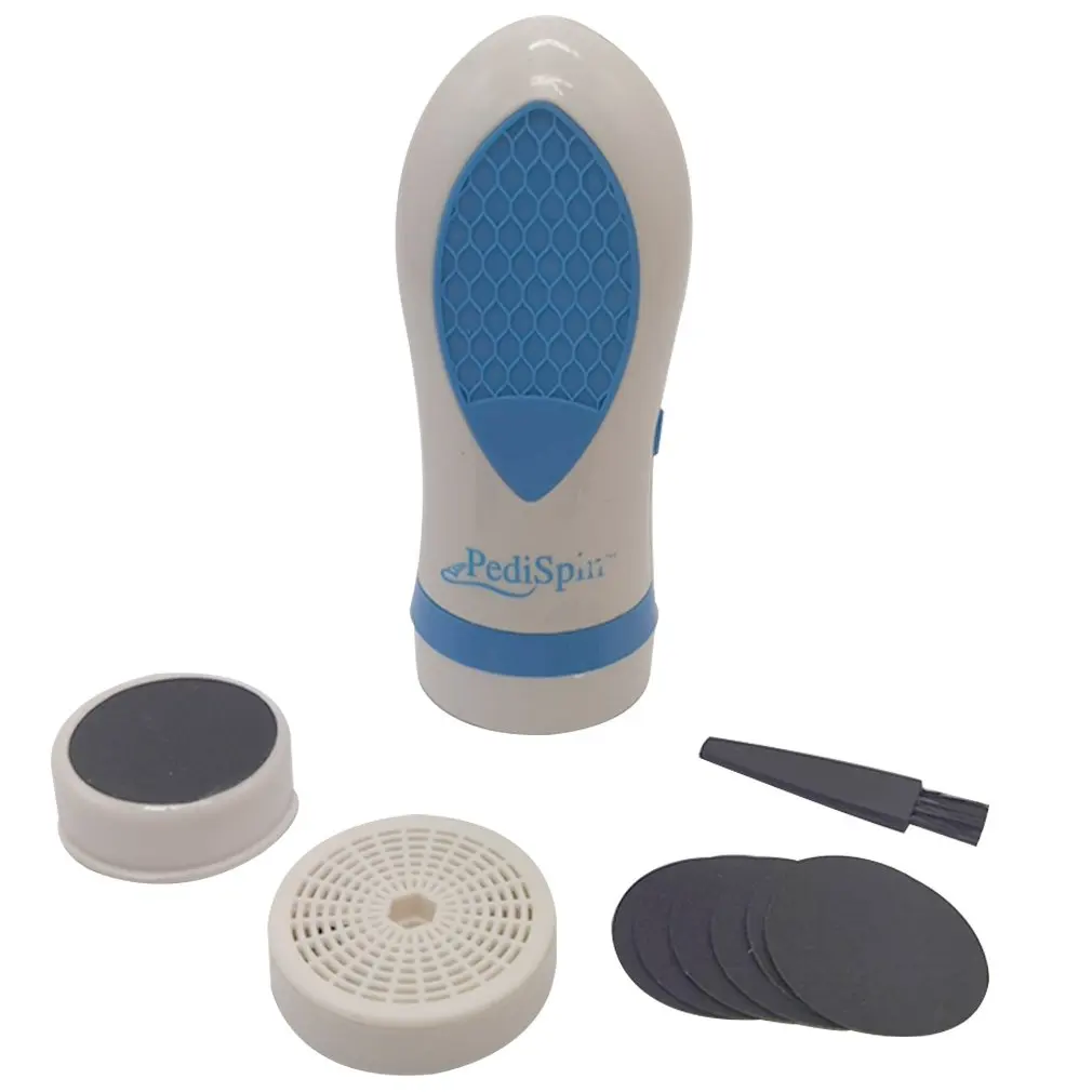 

Pedi Spin TV Skin Peeling Device Electric Grinding Foot Care Pro Pedicure Kit Foot File Hard Skin Callus Remover