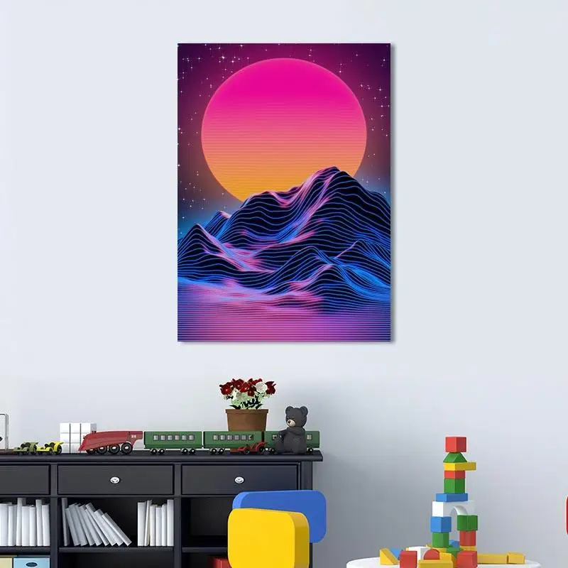 Nordic Modern Retro Wave Wallpaper Canvas Painting Poster Print Decor Wall Art Pictures for Living Room Bedroom
Nordic Modern Retro Wave Wallpaper Canvas Painting Poster Print Decor Wall Art Pictures for Living Room Bedroom