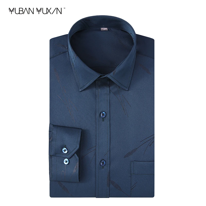 YUBANYUXIN men dark green 45% cotton gold printed shirt m-6xl business casual antibacterial soft long sleeve slim fit shirts
YUBANYUXIN men dark green 45% cotton gold printed shirt m-6xl business casual antibacterial soft long sleeve slim fit shirts