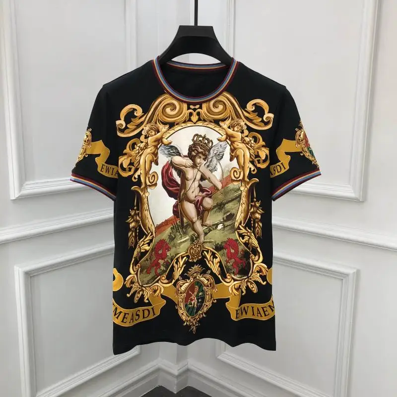 Tops & ZK01226Fashion Tees 2021 Runway Luxury famous Brand European Design Short Print party style T-Shirts Men's Clothing
Tops & ZK01226Fashion Tees 2021 Runway Luxury famous Brand European Design Short Print party style T-Shirts Men's Clothing