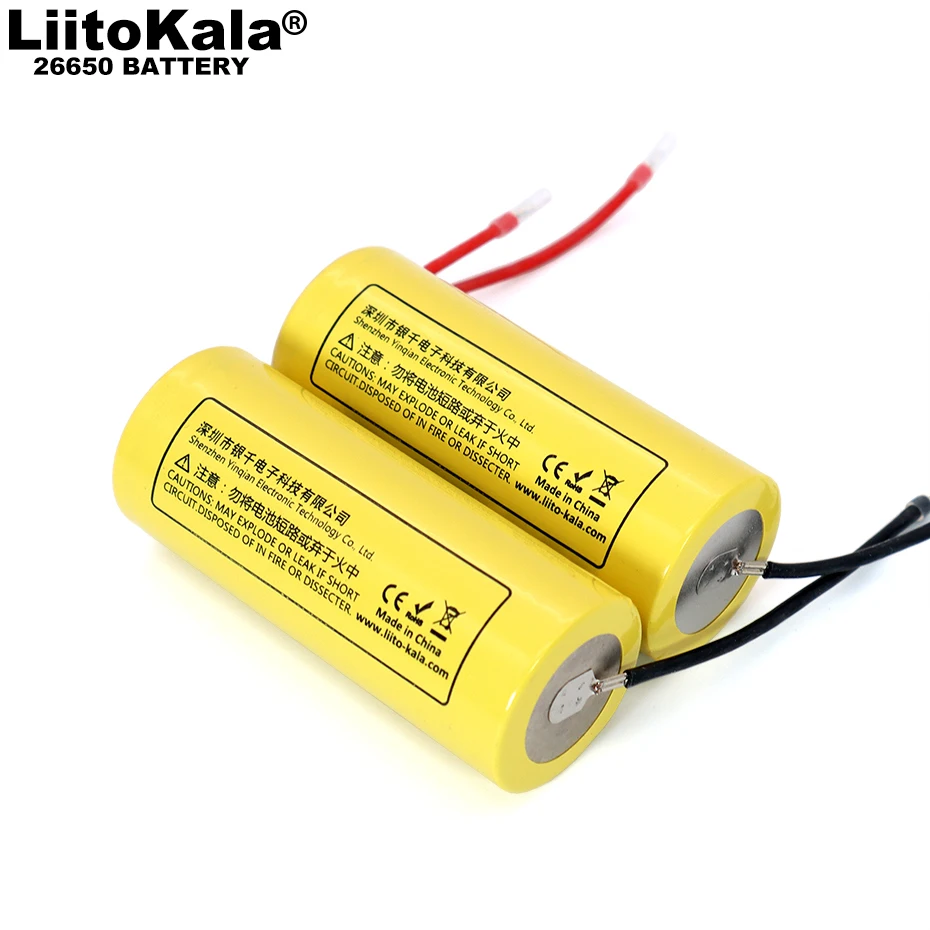 Аккумуляторная батарея Liitokala 2021 26650 мАч литий-ионный аккумулятор высокой емкости