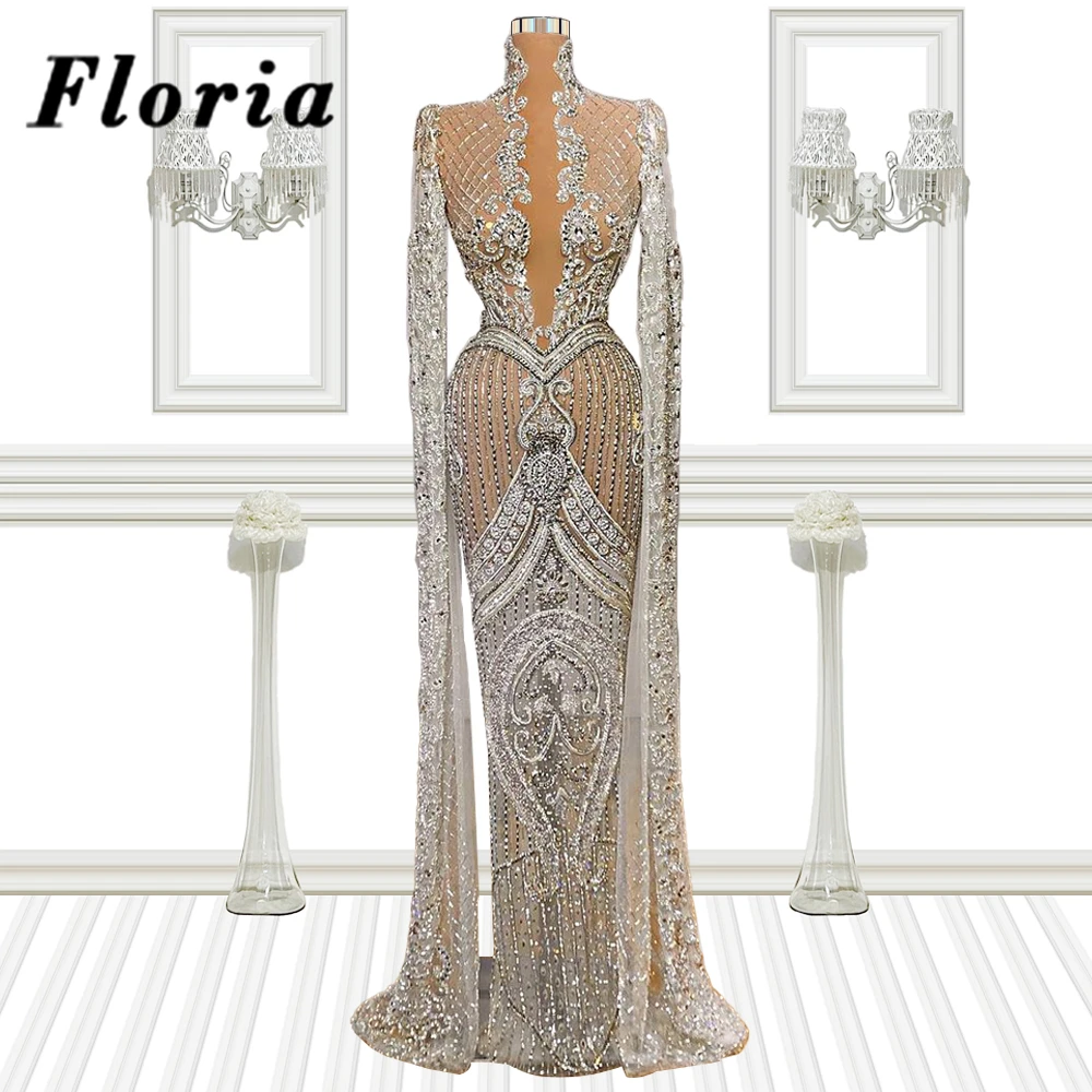 Gorgeous Middle East Celebrity Dresses Beading Illusion Evening Gowns For Weddings Crystals African Prom Dress Evening Wear 2021
Gorgeous Middle East Celebrity Dresses Beading Illusion Evening Gowns For Weddings Crystals African Prom Dress Evening Wear 2021