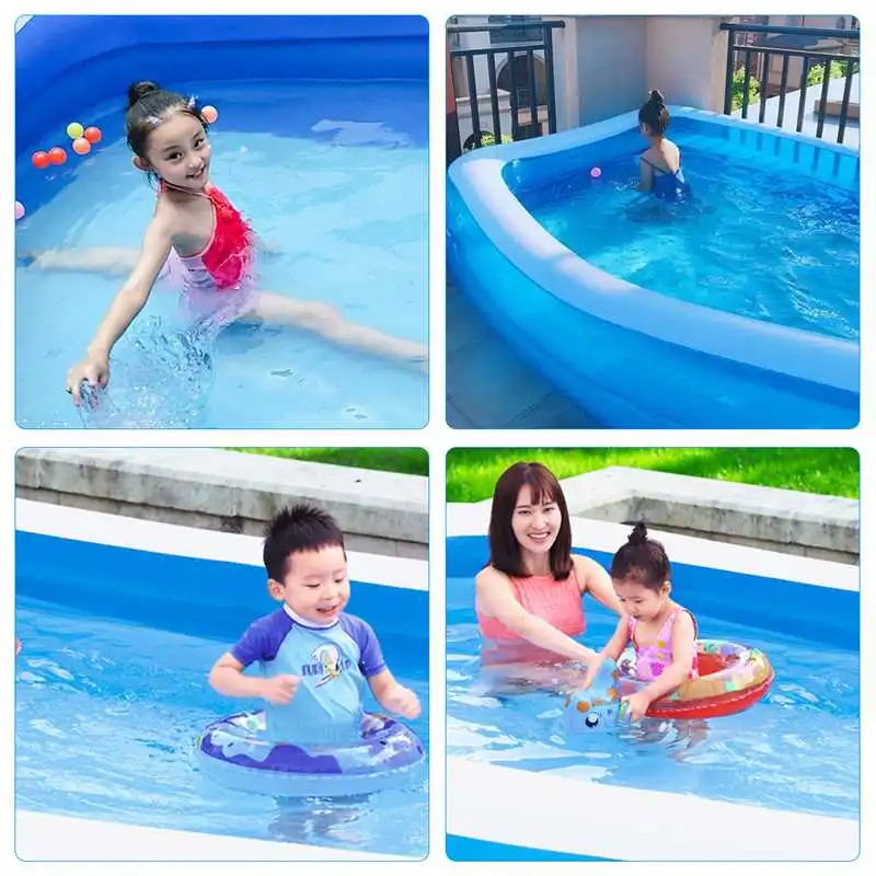260CM Inflatable Swimming Pool 2Layers For Adults Kids Children Family Pool Bathing Tub Outdoor Indoor Large Swimming Pool
260CM Inflatable Swimming Pool 2Layers For Adults Kids Children Family Pool Bathing Tub Outdoor Indoor Large Swimming Pool
