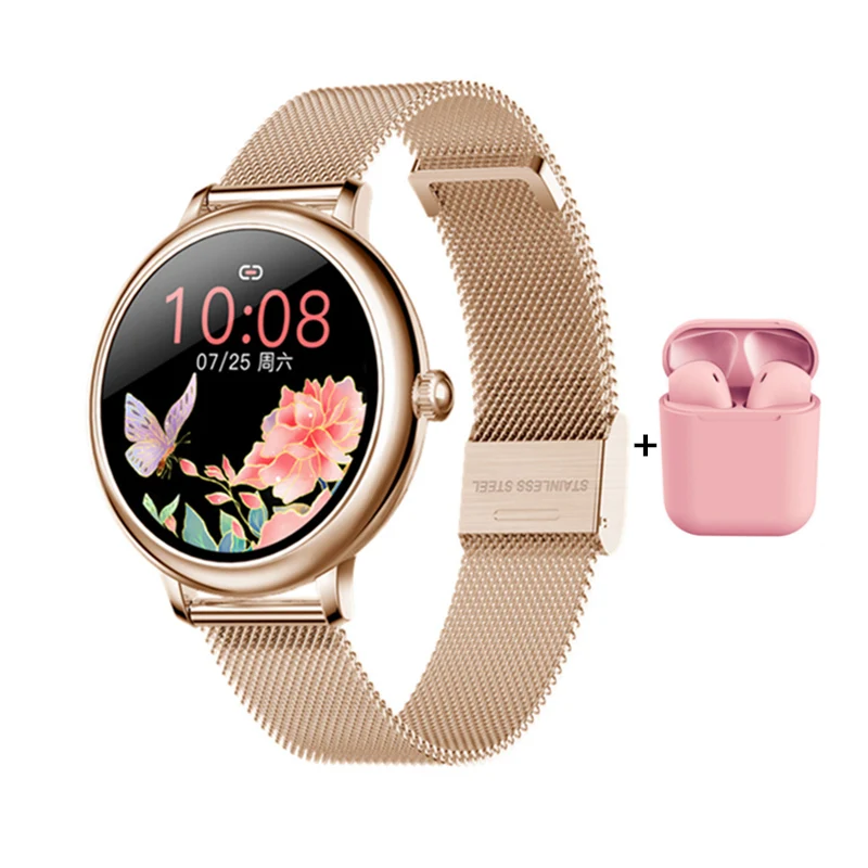 Stainless Smartwatch Women Call Whatsapp Reminder Blood Pressure Oxygen Female Health Tracker Dynamic Watchface Smart Watch
Stainless Smartwatch Women Call Whatsapp Reminder Blood Pressure Oxygen Female Health Tracker Dynamic Watchface Smart Watch