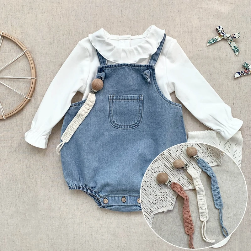 Baby Teething Soother Toys Clip Crochet Pacifier Chain Cotton Woven DIY Dummy Nipple Holder Leash Strap Shower Gifts
Baby Teething Soother Toys Clip Crochet Pacifier Chain Cotton Woven DIY Dummy Nipple Holder Leash Strap Shower Gifts