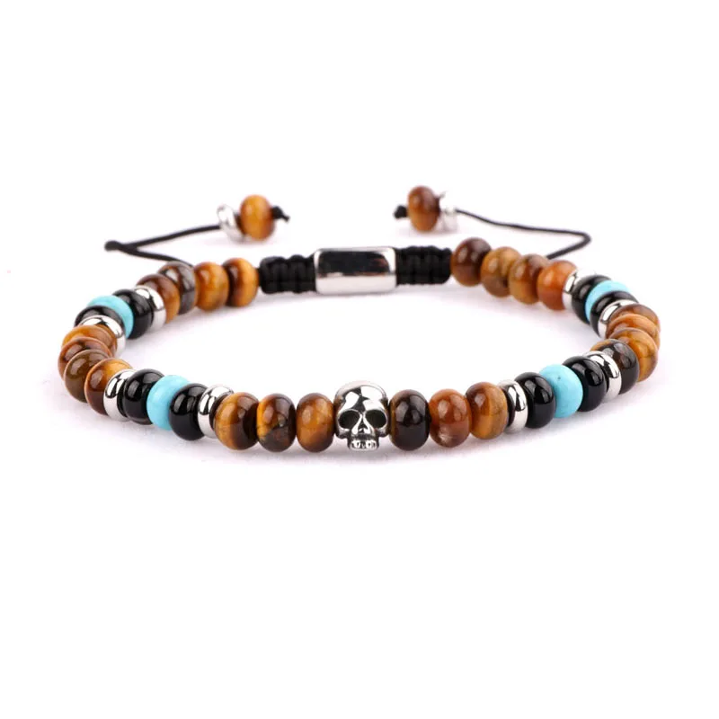 New Design Stainless Steel Skull Charm Bracelet Men Fashion 2020 Fahsion New Braided Adjustable Men Bracelet For Jewelry Gift
New Design Stainless Steel Skull Charm Bracelet Men Fashion 2020 Fahsion New Braided Adjustable Men Bracelet For Jewelry Gift